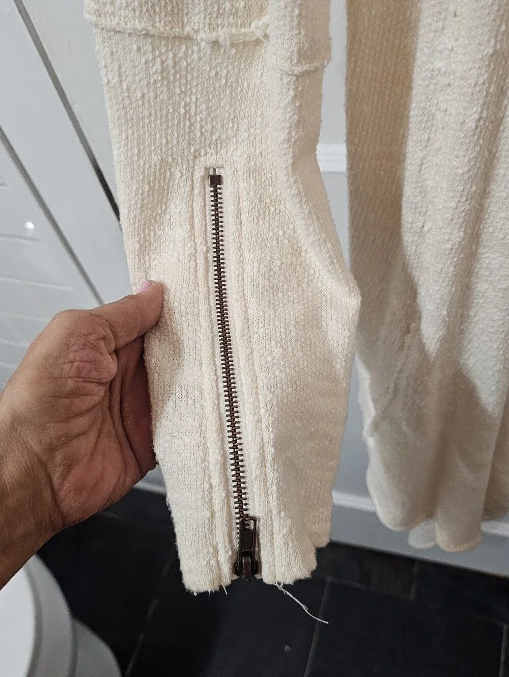 Free People In The Loop Open Front Cardigan Size Large In Excellent Condition - Picture 3 of 5